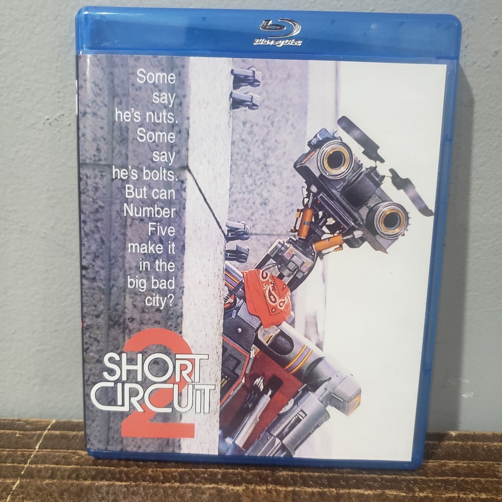Short Circuit 2 Blu-ray Movie Sony Pictures Sci-Fi Comedy Number Five Excellent